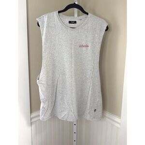 Afends Heather Grey Graphic Muscle‎ Tank Top Size Large